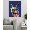 Malowanie po numerach - BULDOG W STYLU POP-ART