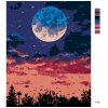 Malowanie po numerach - KSIĘŻYC NAD MIASTEM