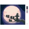 Malowanie po numerach - CZAROWNICA, SOWY I KSIĘŻYC