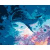 Malowanie po numerach - NURKOWANIE WIELORYBÓW W KOSMOSIE
