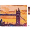 Malowanie po numerach - LONDYN - TOWER BRIDGE O ZACHODZIE SŁOŃCA