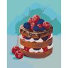 Malowanie po numerach - TORT Z OWOCAMI (MYROSLAVA VOLOSCHUK)