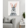 Malowanie po numerach - SZARY KRÓLIK