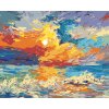 Malowanie po numerach - WIELOBARWNY ZACHÓD SŁOŃCA