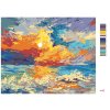 Malowanie po numerach - WIELOBARWNY ZACHÓD SŁOŃCA