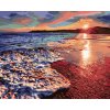 Malowanie po numerach - ZACHÓD SŁOŃCA NA PLAŻY II