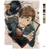 Malowanie po numerach - NEWT SCAMANDER, NIEŚMIAŁEK I NIUCHACZ - KRESKÓWKA (FANTASTYCZNE ZWIERZĘTA)