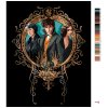 Malowanie po numerach - PORTRET - NEWT SCAMANDER, LETA LESTRANGE I PORPENTINA GOLDSTEIN (FANTASTYCZNE ZWIERZĘTA)
