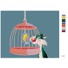 Malowanie po numerach - SYLWESTER I TWEETY W KLATCE (LOONEY TUNES)