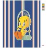 Malowanie po numerach - TWEETY NA GRZĘDZIE (LOONEY TUNES)