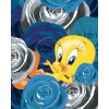 Malowanie po numerach - TWEETY I RÓŻE (LOONEY TUNES)