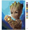 Malowanie po numerach - GROOT Z INFINITY GAUNTLET