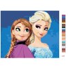 Malowanie po numerach - ELSA I ANNA (KRAINA LODU)