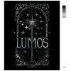 Malowanie po numerach - PLAKAT LUMOS (HARRY POTTER)