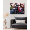 Malowanie po numerach - PLAKAT AVENGERS W WALCE