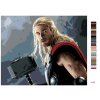 Malowanie po numerach - THOR Z MŁOTEM MJOLNIR