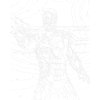 Malowanie po numerach - IRON MAN W WALCE
