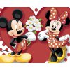 Malowanie po numerach - MYSZKA MICKEY Z KWIATAMI DLA MINNIE