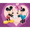 Malowanie po numerach - MYSZKA MICKEY, MINNIE I SERCA