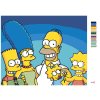 Malowanie po numerach - PLAKAT SIMPSONÓW