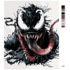 Malowanie po numerach - VENOM NA BIAŁYM TLE