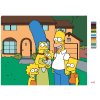 Malowanie po numerach - SIMPSONOWIE PRZED DOMEM