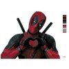 Malowanie po numerach - DEADPOOL I SERCE (Wariant płótno bez ramy, Rozmiar 40x50 cm)