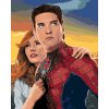 Malowanie po numerach - SPIDERMAN I MJ - PLAKAT