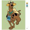 Malowanie po numerach - SCOOBY RANGER (SCOOBY DOO) (Wariant płótno bez ramy, Rozmiar 40x50 cm)
