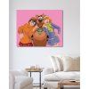 Malowanie po numerach - SCOOBY, VELMA A DAPHNE (SCOOBY DOO) (Wariant płótno bez ramy, Rozmiar 40x50 cm)
