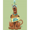 Malowanie po numerach - NARODENINOVÝ SCOOBY (SCOOBY DOO)