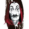 Malowanie po numerach - MASKA GRAFIKA (La casa de papel)