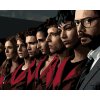 Malowanie po numerach - DOM Z PAPIERU POSTAWY W RZĘDZIE (La casa de papel)