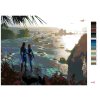 Malowanie po numerach - JAKE I NEYTIRI PATRZĄ NA HORYZONT (Avatar)