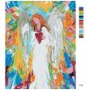 Malowanie po numerach - ANIOŁ Z SERCEM