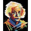 Malowanie po numerach - ALBERT EINSTEIN (Wariant płótno bez ramy, Rozmiar 40x50 cm)