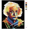 Malowanie po numerach - ALBERT EINSTEIN (Wariant płótno bez ramy, Rozmiar 40x50 cm)