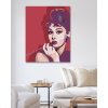 Malowanie po numerach - AUDREY HEPBURN 02