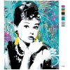 Malowanie po numerach - AUDREY HEPBURN 03