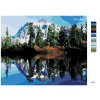 Malowanie po numerach - JEZIORO, DRZEWA I GÓRY