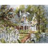 Malowanie po numerach - WILLA Z PIĘKNYM OGRODEM