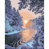 Malowanie po numerach - ZAMARZNIĘTA RZEKA