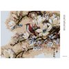 Haft diamentowy - Ptak na magnolii