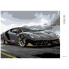 Haft diamentowy - LAMBORGHINI (Wariant płótno bez ramy, Rozmiar 40x50 cm)