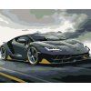 Haft diamentowy - LAMBORGHINI (Wariant płótno bez ramy, Rozmiar 40x50 cm)