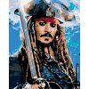 Haft diamentowy - Jack Sparrow II (Wariant płótno bez ramy, Rozmiar 40x50 cm)