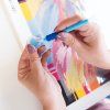 Haft diamentowy - Mops (Wariant płótno bez ramy, Rozmiar 40x50 cm)