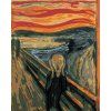 Haft diamentowy - KRZYK II (E. MUNCH) (Wariant płótno bez ramy, Rozmiar 40x50 cm)