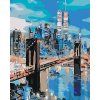 Haft diamentowy - Brooklyn Bridge (Wariant płótno bez ramy, Rozmiar 40x50 cm)