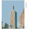 Haft diamentowy - Skyscraper (Wariant płótno bez ramy, Rozmiar 40x50 cm)